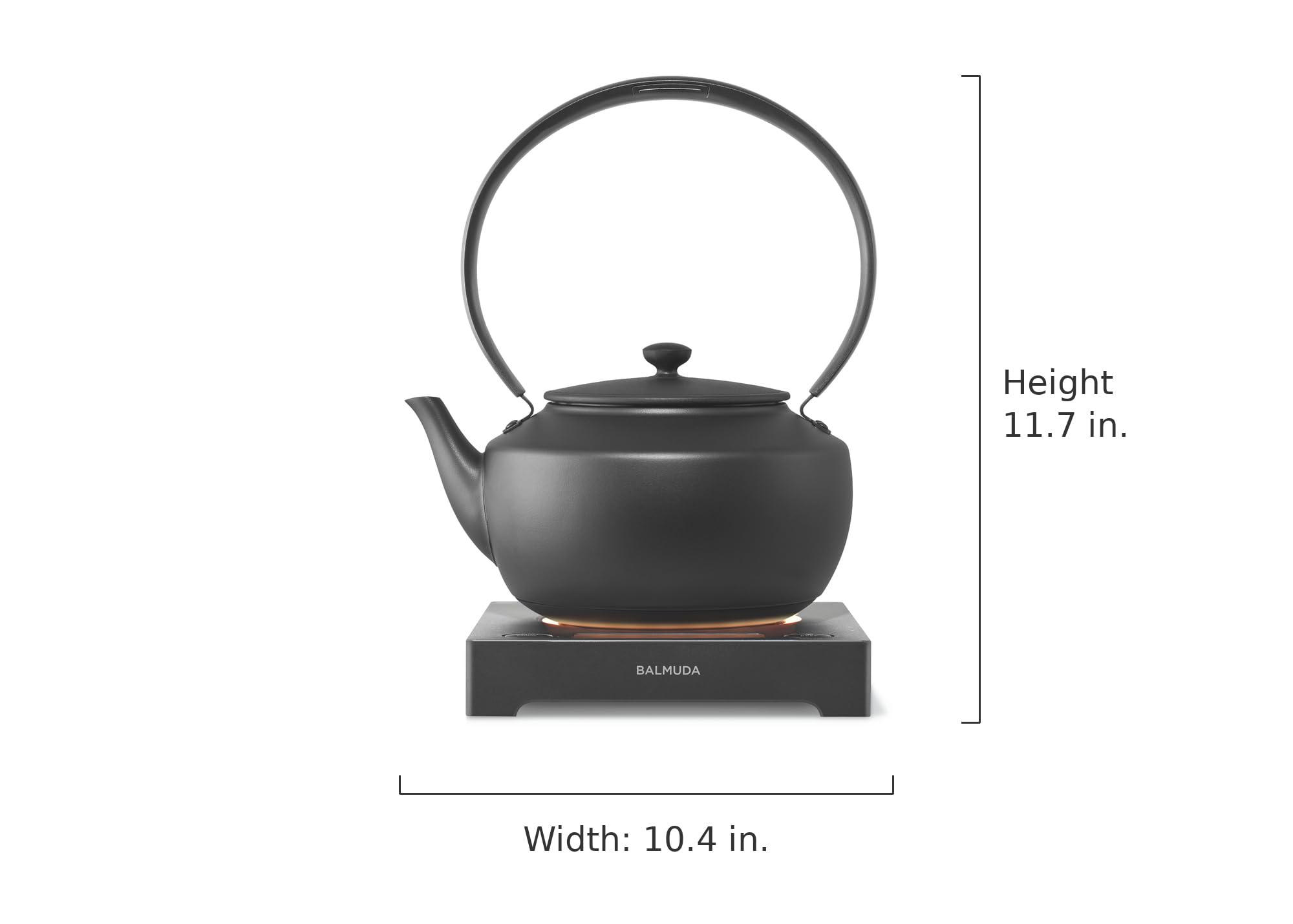 Amazon.co.jp: BALMUDA ムーンケトル | 温度制御付き電気ケトル (130°F